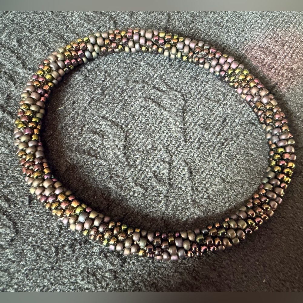 Purple Iridescent Bracelet